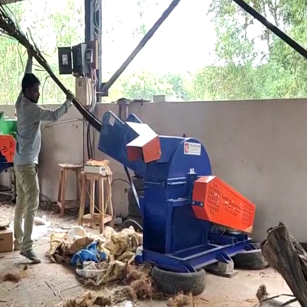 Coconut Leaves Shredder