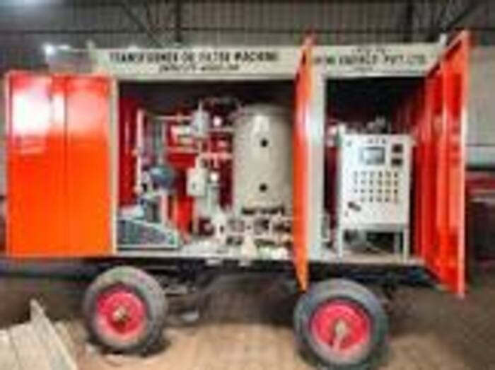 Transformer Oil Filter Machine - Color: Multicolor Paint Coated
