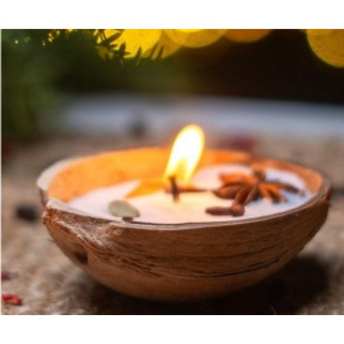 Oval Candle Rose Toppings - Spice Toppings -Coffee Toppings - (100ml Soy Wax)