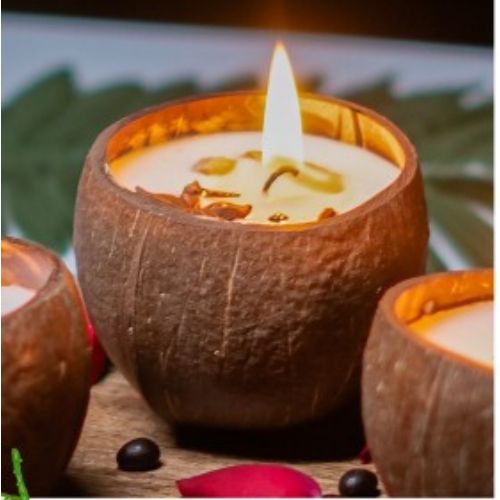 Oval Candle Rose Toppings - Spice Toppings -Coffee Toppings - (100ml Soy Wax)