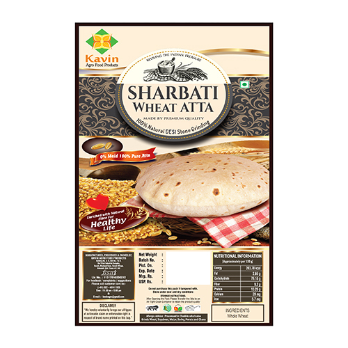 Natural Sharbati Wheat Atta - Carbohydrate: 79.18 Grams (G)