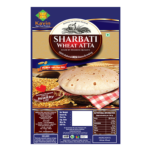 Premium Quality Sharbati Wheat Atta - Color: White