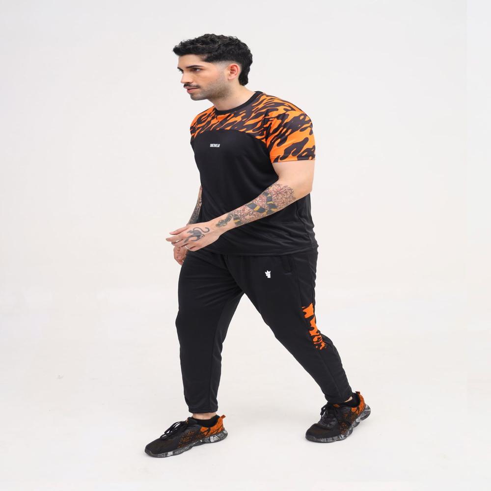 Plain Knit Half Sleeves Round Neck T Shirt