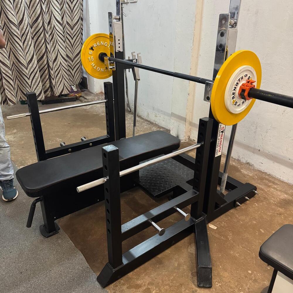 POWER LIFTING COMBO RACK(BENCH CUM SQUAT)