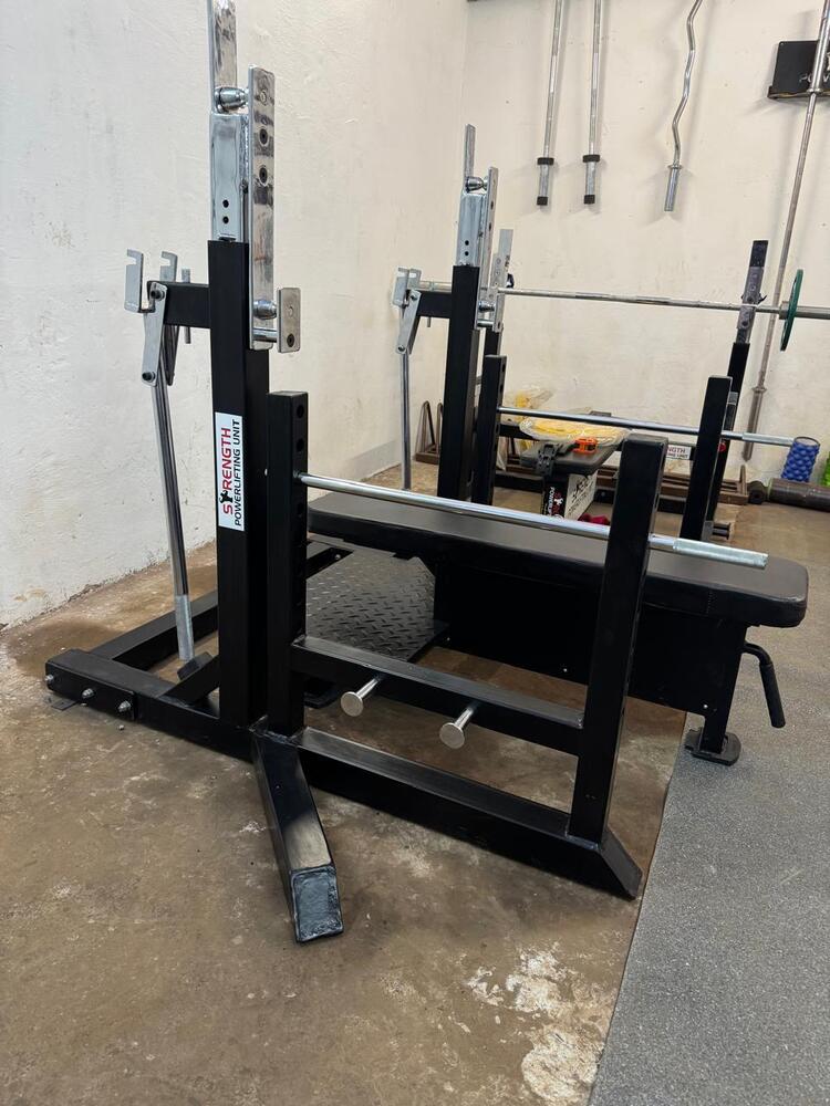 POWER LIFTING COMBO RACK(BENCH CUM SQUAT)