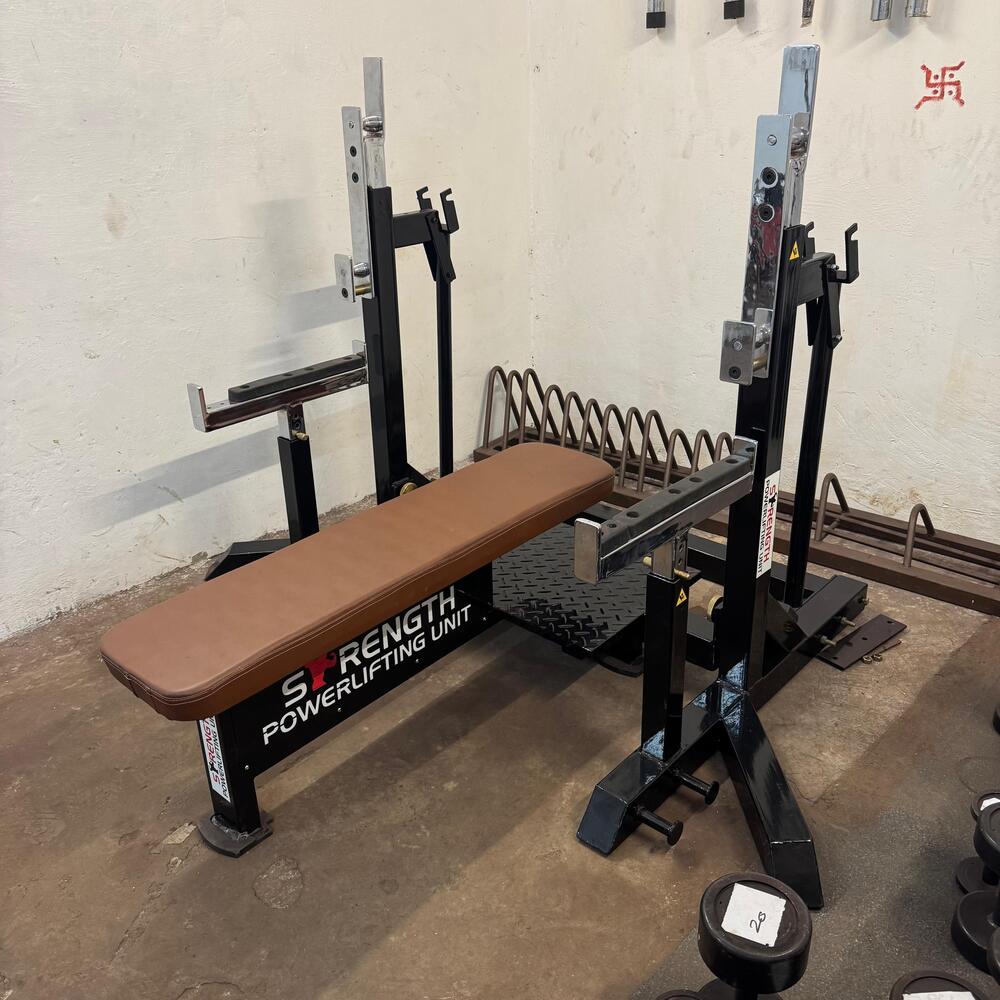 BENCH CUM SQUAT RACK (POWER LIFTING)