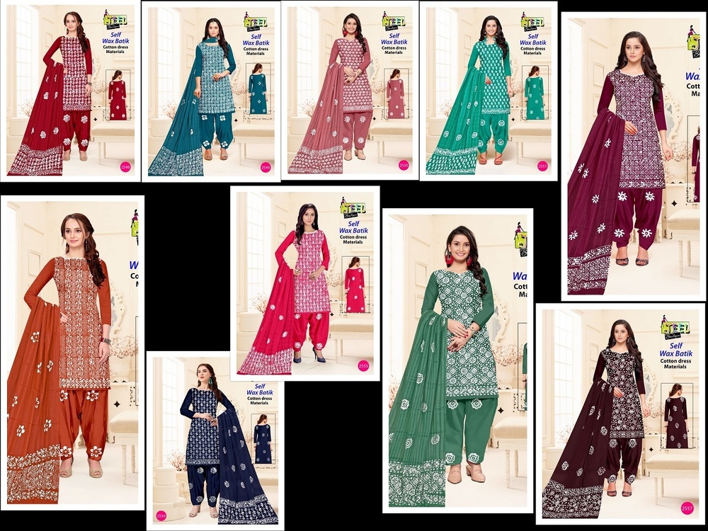 Jeel Ton to Ton Wax Batik Dress Material