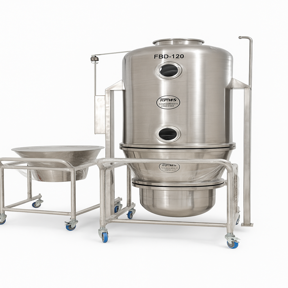 Fluid Bed Dryers - Color: Silver