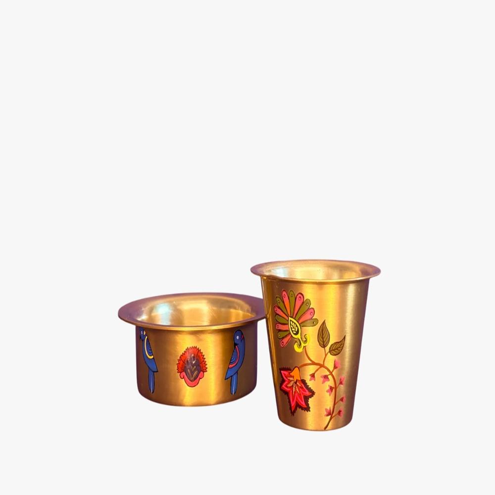 Flower printed  Dabara set