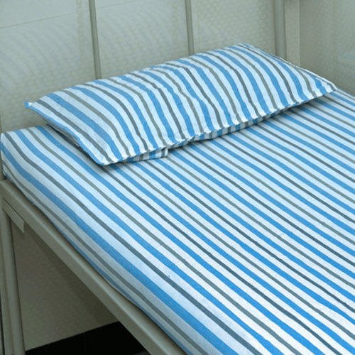 Blue Lining Hospital Bed Sheet