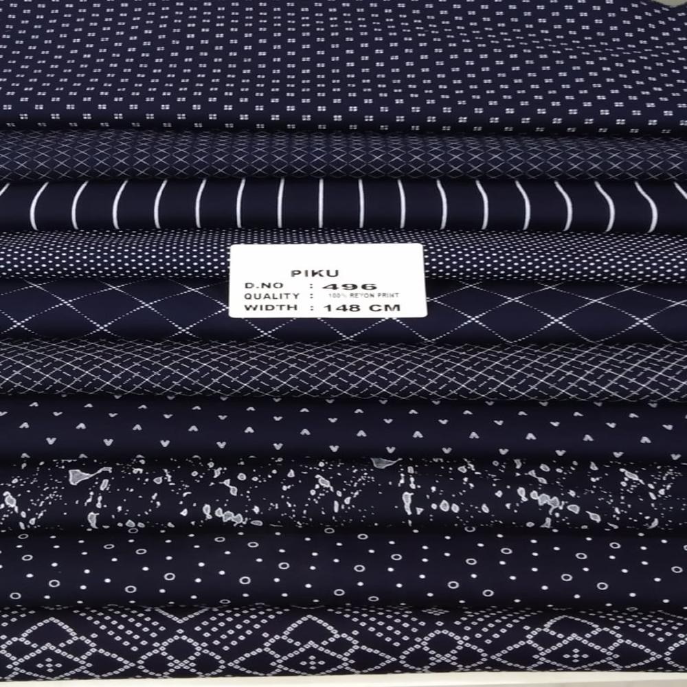 Printed Rayon Fabric - Color: Different Available