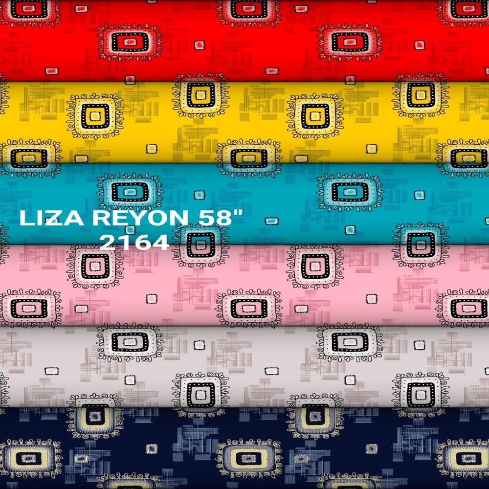 Printed Rayon Fabric - Color: Different Available