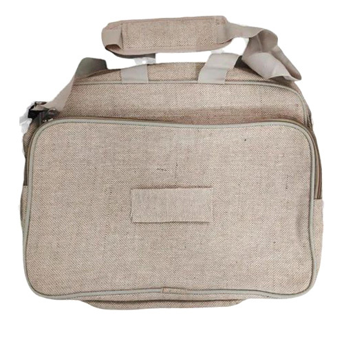 A5 Jute File Bag - Color: Cream Color