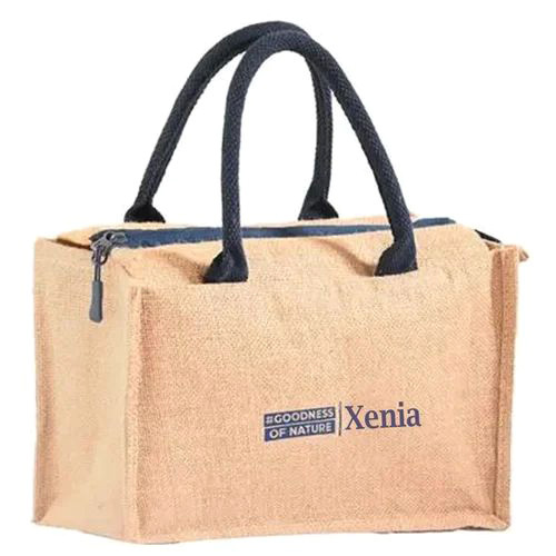 Jute Lunch Bag - Color: Brown