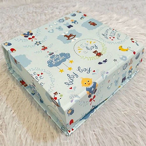 5X5X1.25 Inch 250 Gm Magnetic Box - Color: Multicolor