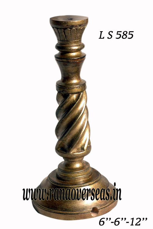 Polished Mango Wood Lamp Base