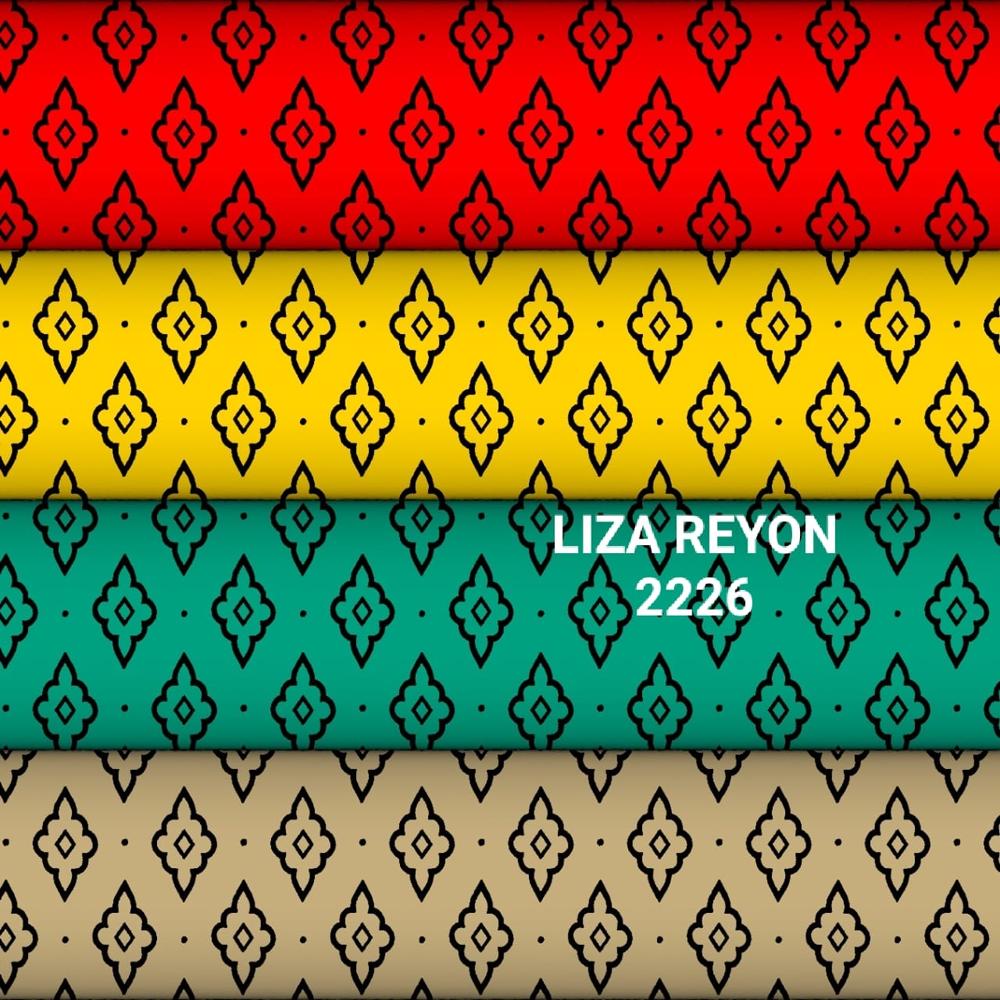 Flower Printed Rayon Suit Fabric