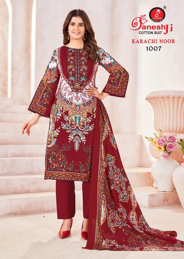 Ganeshji Karachi Noor Vol-1 Dress Material