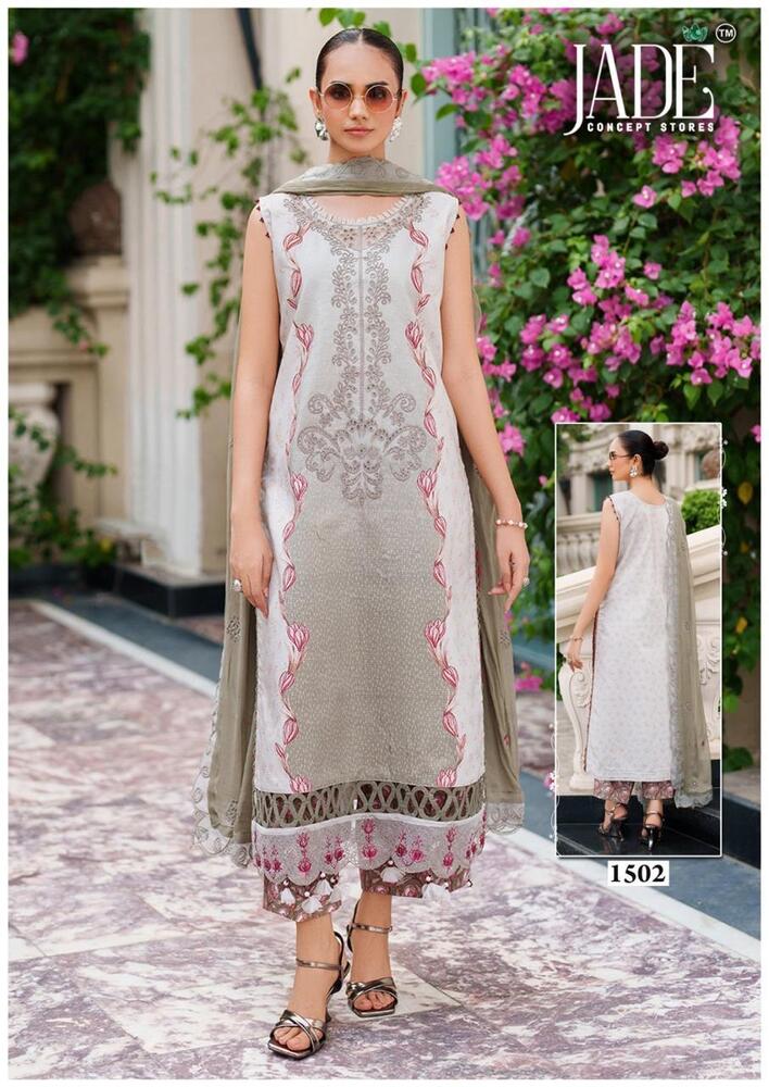 Jade Bin Saeed Vol-15  Karachi Dress Material