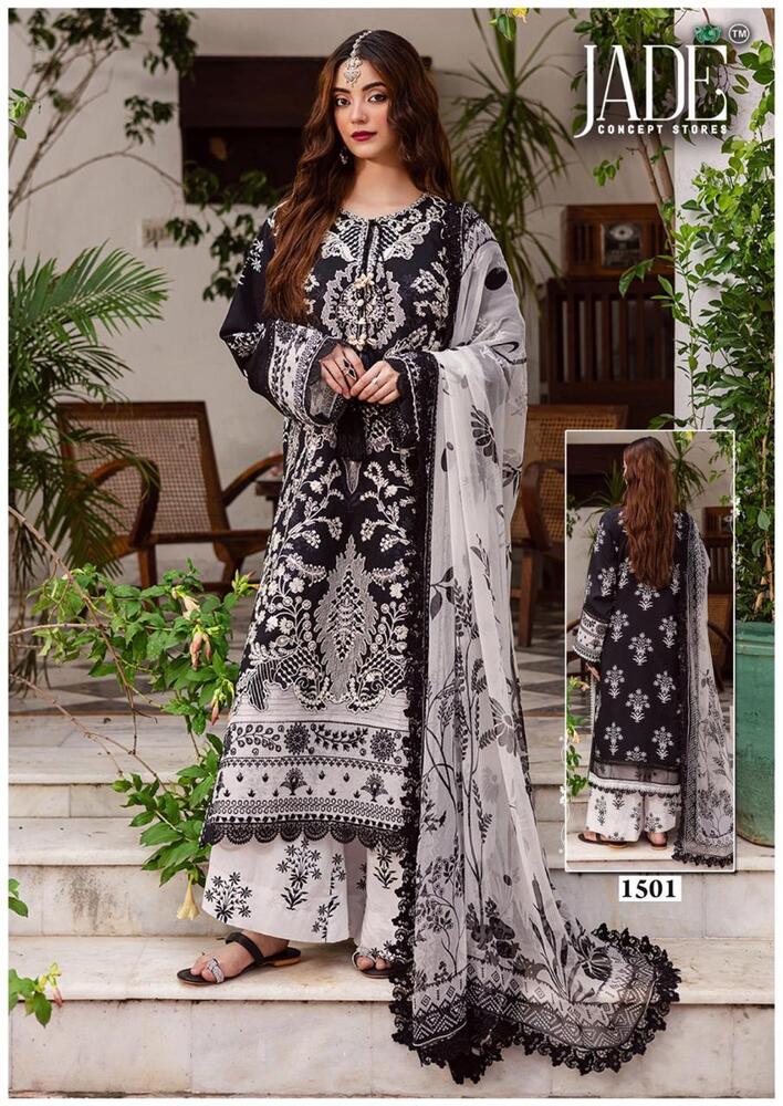 Jade Bin Saeed Vol-15  Karachi Dress Material