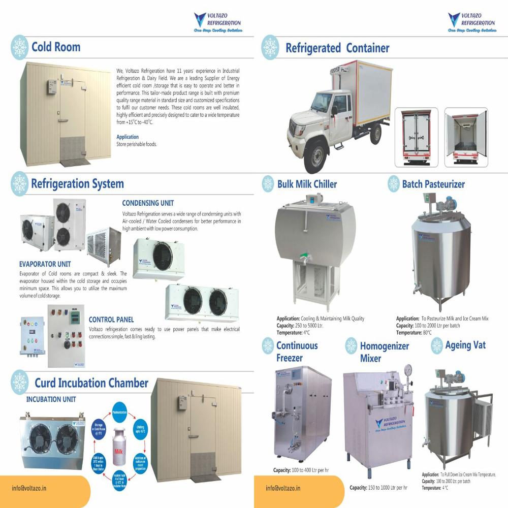 Portable Cold Storage System Voltage: 420 Volt (V)