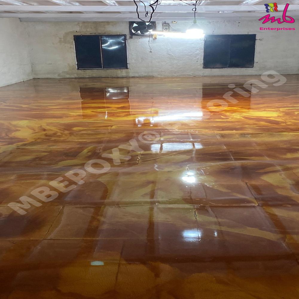 Base Coat Floor Resin - 4 Kg Resin, 2 Kg Hardener, 10 Kg Silica Sand, 500 Gr Opaque Pigments - Touch Dry In 4 Hours, Cures In 24 Hours