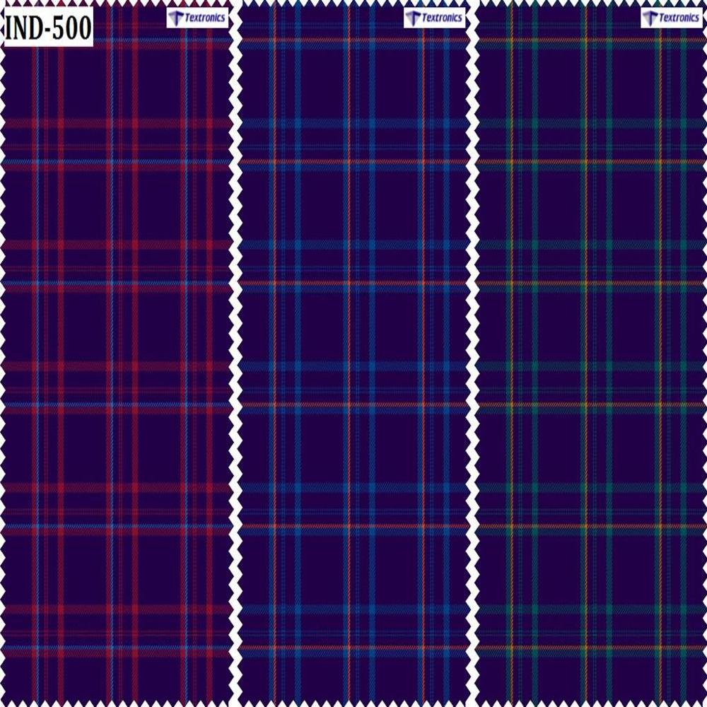 Yarn Dyed Broken Twill Check Shirt Fabrics