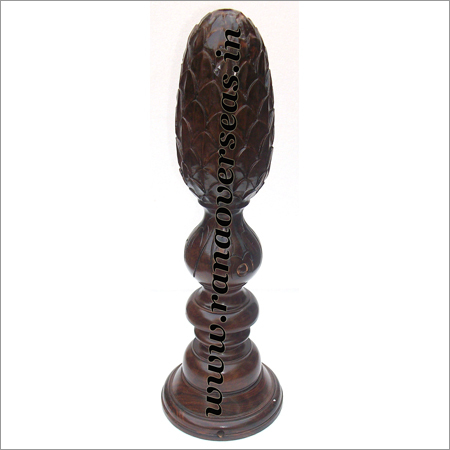 Sheesham Wood Lamp Bases - 5.5x5.5x12 Inches, Polished Finish, Antique Imitation & Nautical Style, Customizable Color & Packaging for Home and Wedding Decoration