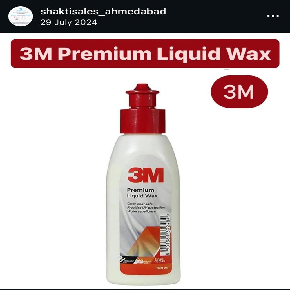3m Liquid Wax Polish - Application: Metal