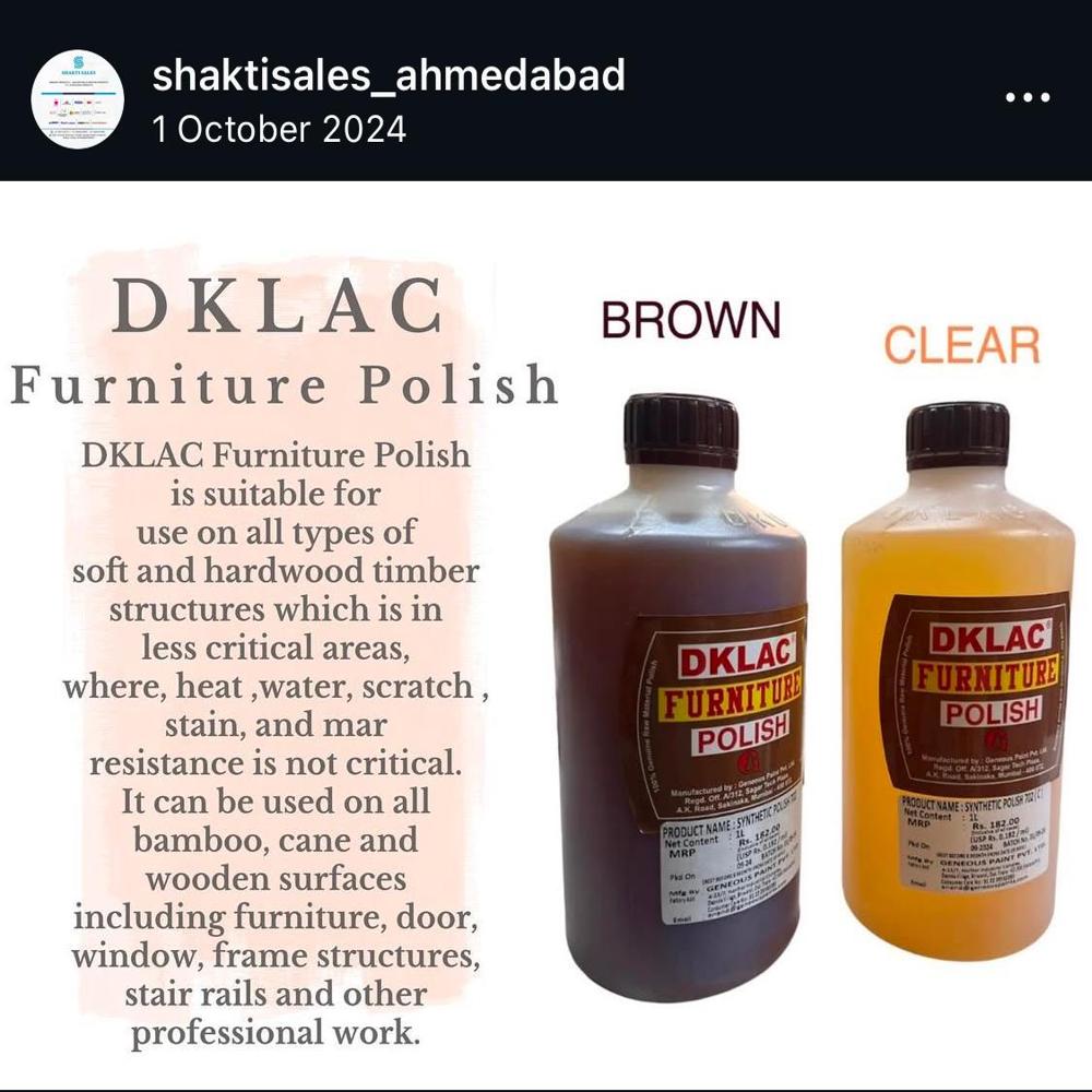 DKLAC Wood Furniture Polish