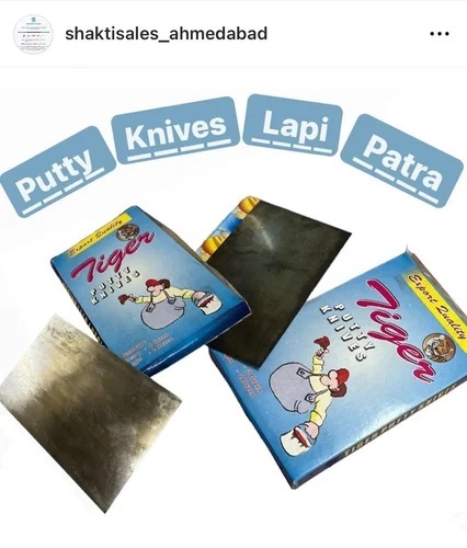 Steel Putty Knives - Color: Silver