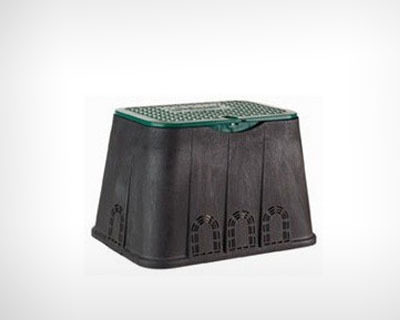 Irrigation Valves Boxes - Color: Black