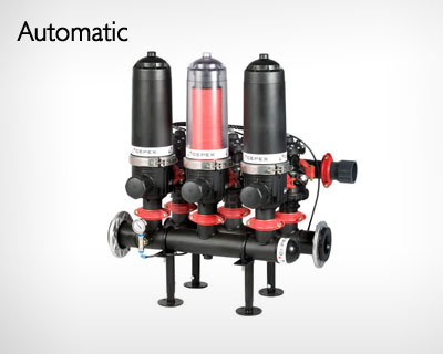 Irrigation Automatic Filters - Color: Black