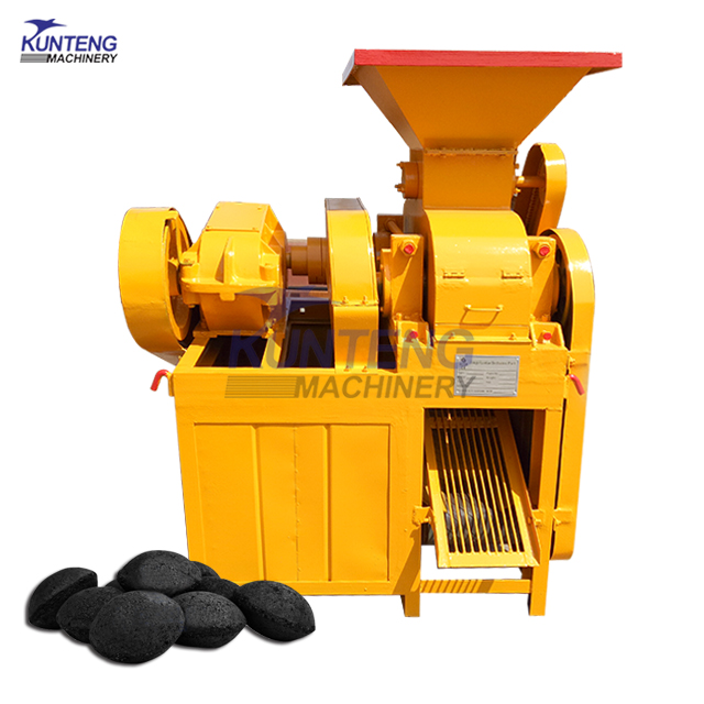 Charcoal Powder Briquette Machinee Hydraulic Barbecue Charcoal Pressing Forming Machine Coal Powder Ball Coal Briquette Machine - Briquette Size: Customized