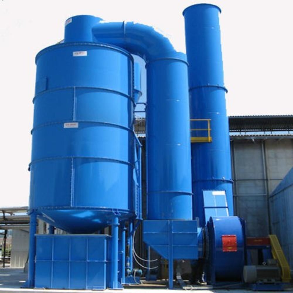 Wet Scrubbers For Chemical Industry - Color: Blue