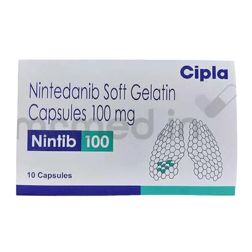 Nintedanib Soft Gelatin Capsules 100 mg