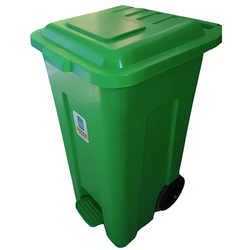Green Plastic Dustbin