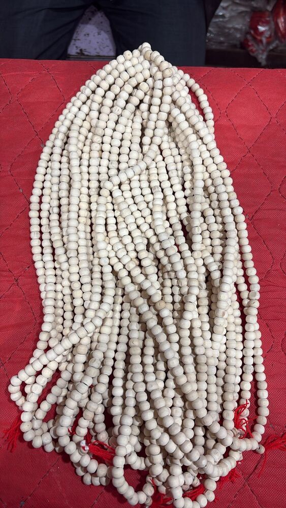 8Mm White Tulsi Mala - Color: Various Available