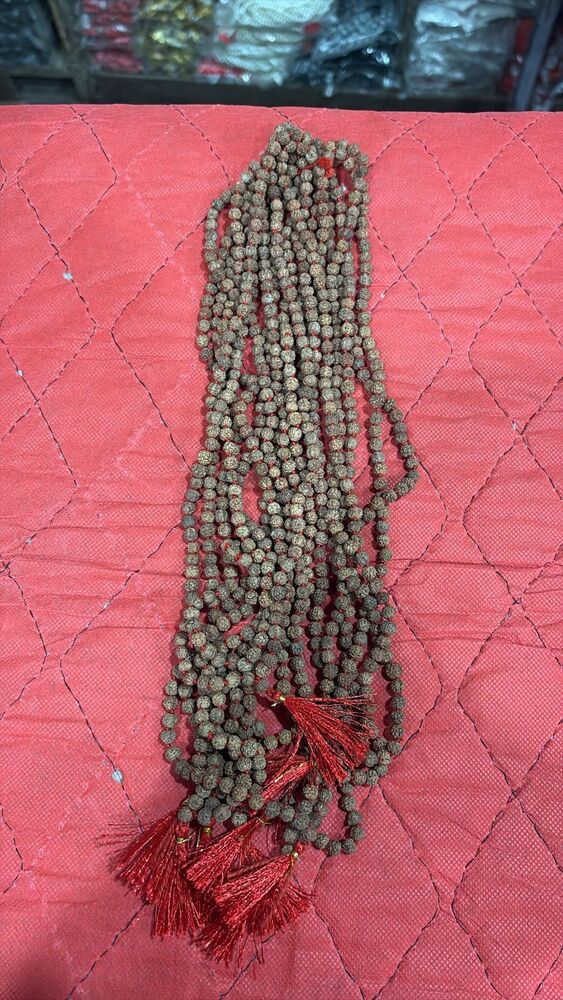 Natural Colour Rudraksh Mala - Color: Various Available