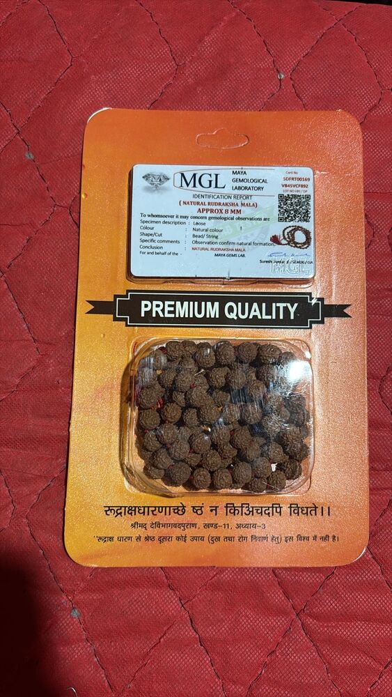 Premium Quality Rudraksh Mala With Lab Tested