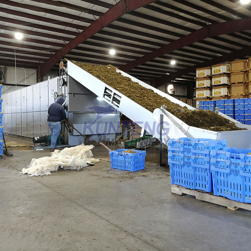 Grass dryer heat pump dryer fully automatic food dryer multi-layer mesh belt drying equipment