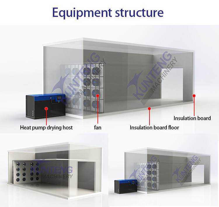 Tray drying box coal dryer large capacity drying equipment charcoal dryer