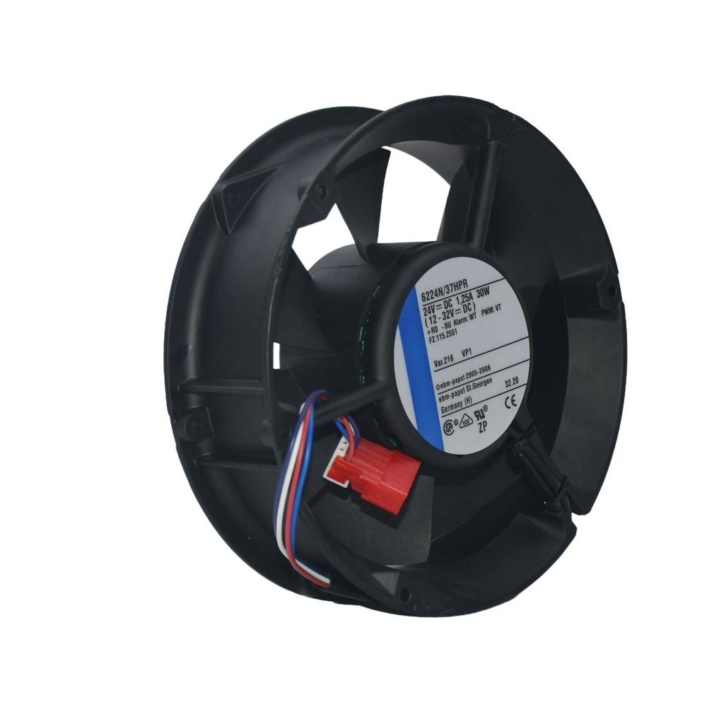 EBM PAPST 6224N/37HPR 24V DC 1.25A 30W 12038mm Ball Bearing Ventilation Cooling Fan