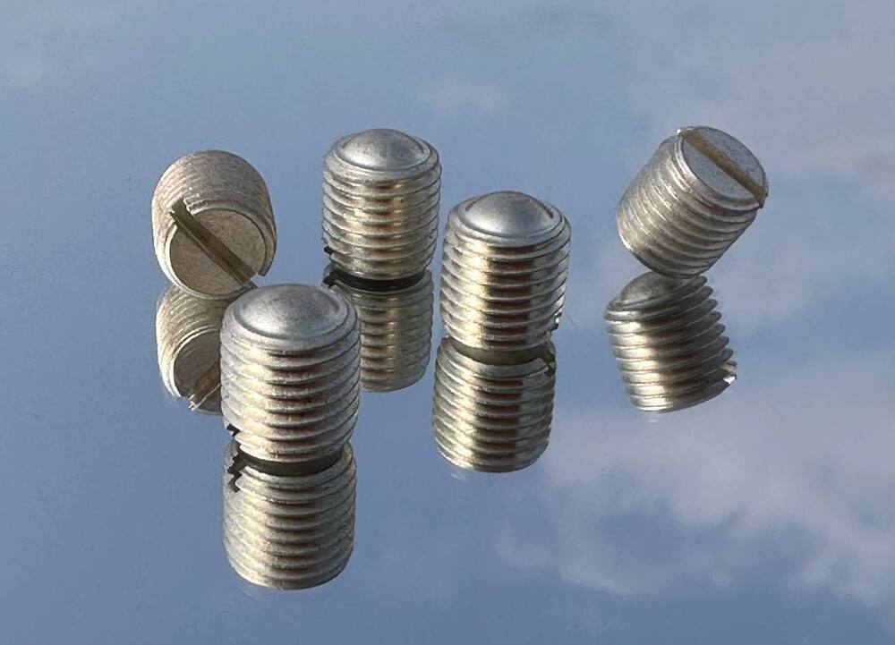 Aluminium Grub Screws - Color: Silver