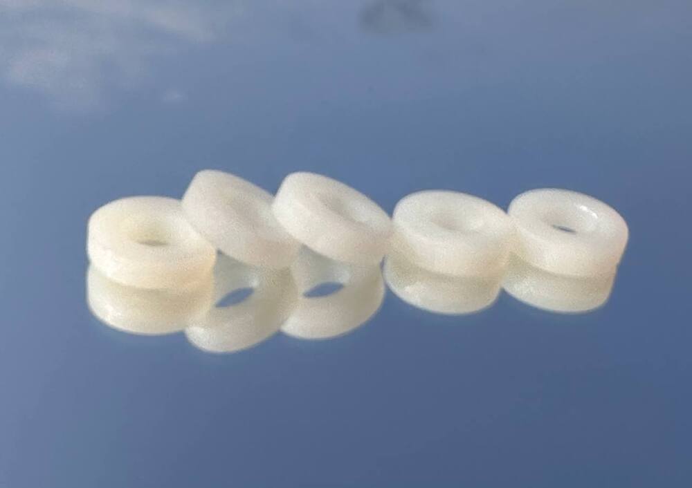 Plastic Machining Parts - Color: White