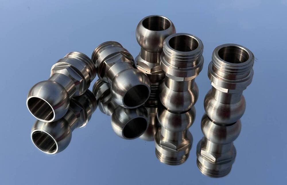 Turned Parts - Color: Silver