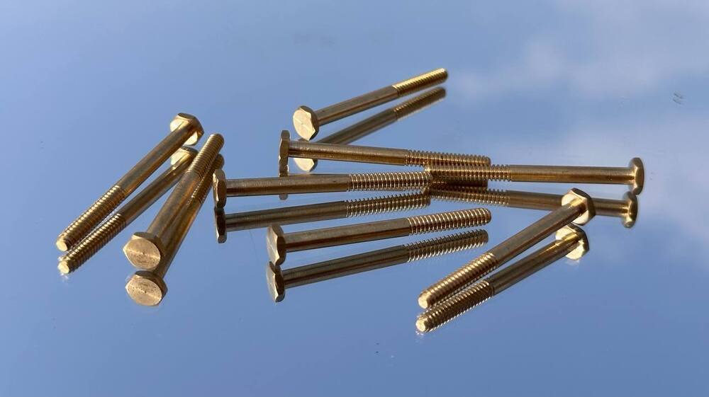 Brass Fasteners - Color: Golden