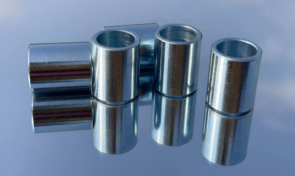 Steel Zinc Plated Bushes - Color: Silver