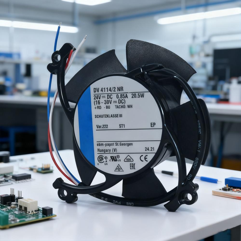 EBM PAPST DV 4114/2 NR 24V DC 20.5W 9238mm Electric Powered Aluminum Ball Industrial Cooling Fan