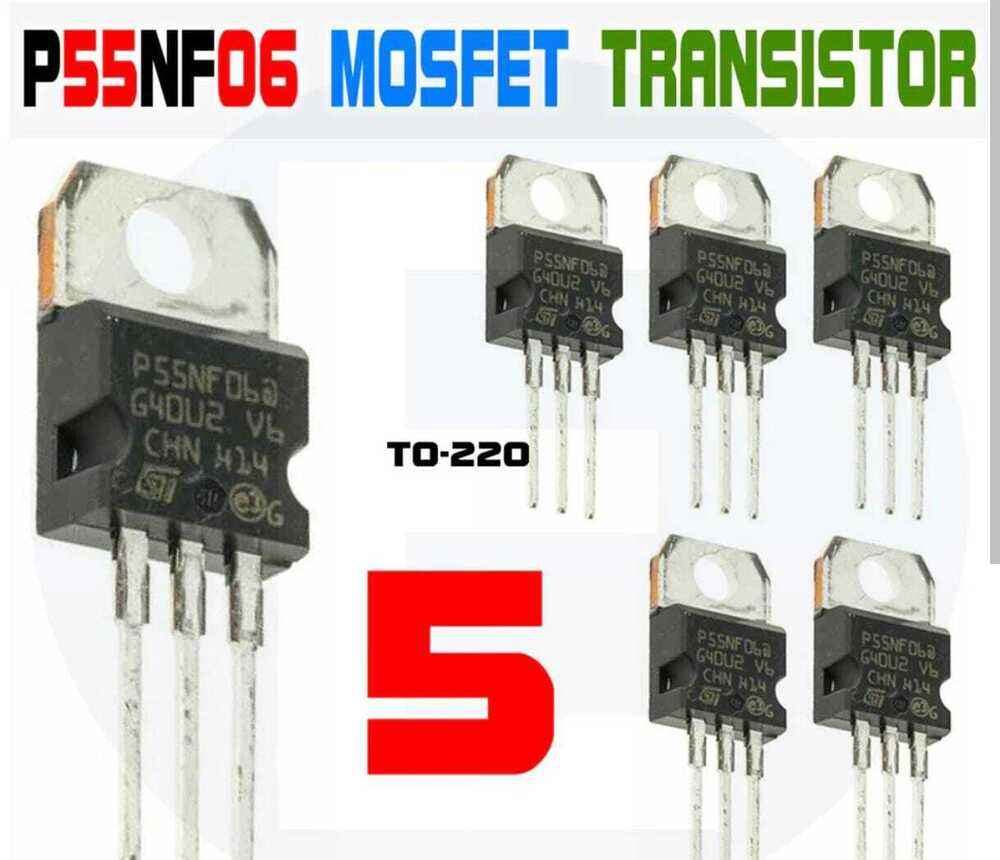 Mosfet Transistor - Color: Black & White